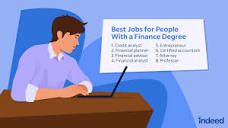 8 Popular Finance Degree Jobs | Indeed.com