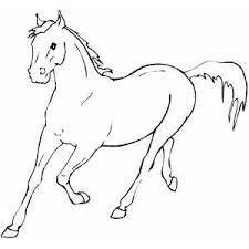 Each printable highlights a word that starts. Running Horse Coloring Page