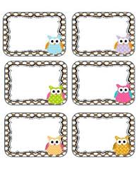Owl Labels Owl Labels Editable Labels Quilt Labels