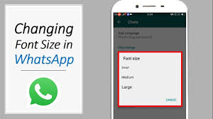 Maybe you would like to learn more about one of these? How To Change The Font Size Of Whatsapp On Iphone