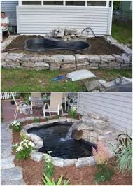 15 Budget Friendly Diy Garden Ponds You Can Make This Weekend Diy Ponds Backyard Backyard Ponds Backyard