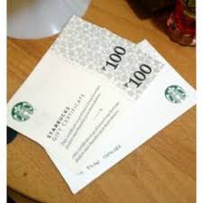 Walmart save up to 6%. Starbucks Gift Certificate 100 Tickets Vouchers Store Credits On Carousell