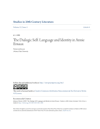 We did not find results for: Pdf The Dialogic Self Language And Identity In Annie Ernaux