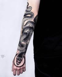 A semicolon tattoo not only looks minimalistic and beautiful but also holds a valuable meaning to support the people who are … by harini natarajan. Snake Tattoo Arm Wrap For Men Novocom Top