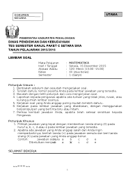 Tanpa disadari, ternyata pada permainan dadu menerapkan konsep matematika yang disebut dengan peluang. Soal Matematika Kelas Xii Semester Gasal