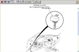 The 6 gen is 1998, 1999 1990 Honda Accord Main Relay Where Where Is It Located