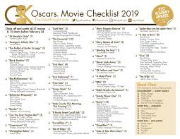 Disney sure loves highlight historical backdrops in their films. Oscars 2019 Download Our Printable Movie Checklist The Gold Knight Latest Academy Awards News And Insight