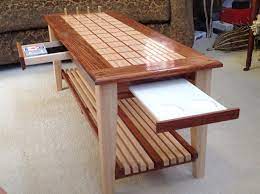 Use sandpaper to smooth all the sides of the board. Cribbage Board Coffee Table Cribbage Table Patio Chairs Diy Wooden Cribs