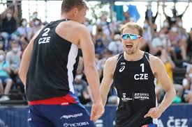 Vítězná dvojice robert meeuwsen (vlevo), alexander brouwer z nizozemska proti ondřej perušič (vpravo), david schweiner z čr. Perusic And Schweiner Fell In Ostrava In The Finals In Three Sets Ct Sport Czech Television Archysport