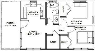 30x20 House 2 Bedroom 1 Bath 600 Sq Ft Pdf Floor Plan Etsy Small House Floor Plans Tiny House Floor Plans Shed Floor Plans
