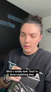 Blindness isn’t always total darkness. It exists