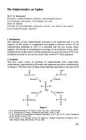 Maybe you would like to learn more about one of these? The Sulphoximides An Update Chemical Society Reviews Rsc Publishing