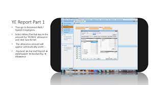 Unable proceed to the next transaction? Sage Ubs Year End Year End Report Part 1 Youtube