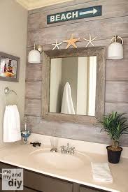 The homeowners found a mirror with a similar finish to the restoration hardware vanity for a cohesive look. Bathroom Ideas November 2020