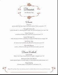 When eating at a fine dining establishment at which a menu is offered, and you are fine dining etiquette when deciphering your cutlery. Free Dessert Menu Template Inspirational French Dessert Menu Desserts Menu Menu Template Fine Dining Menu