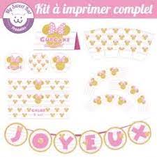 kit a imprimer pour sweet table theme minnie decoration anniversaire de graduation fetes fin d etudes coloriage halloween gratuit les tout-petits