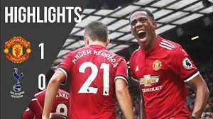 Manchester United 1 0 Tottenham Premier League Highlights 17 18 Manchester United Youtube