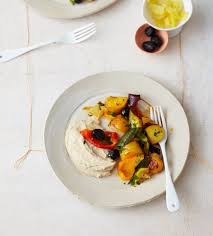 Ofengemuse Mit Bohnenpuree Rezept Rezepte Hauptspeise Vegane Abendessen