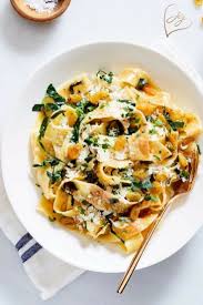 Pappardelle Pasta With Brown Butter Raisins And Wilted Kale Rezept Rezepte Teigwaren Essen