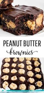 Easy Peanut Butter Brownies With Ganache I Heart Naptime Recipe Chocolate Peanut Butter Desserts Peanut Butter Recipes Desserts
