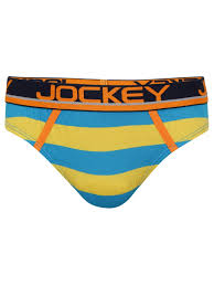 Jockey Kids Boys Innerwear Blue Yellow Boys Brief