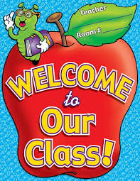Scholastic Chart Welcome To Our Class 17 X 22 Plastic Coated