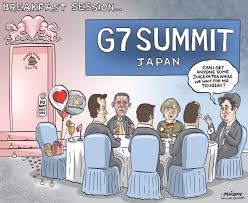 The global times, a mouthpiece for the chinese communist party, promoted a cartoon which mocked the g7 leaders and depicted … G7 Mackaycartoons