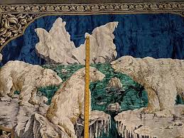 As a perfect alternative to messy wallpaper. Sold Price Vintage Beautiful 70x50 Polar Bear Tapestry Invalid Date Mst