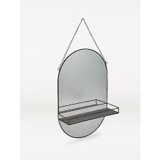 Nothing black mirror does is by accident, so the fact that season 4, episode 4 hang the dj is a reference to a lyric in the smiths song panic should be telling. Black Hanging Mirror With Shelf Home George At Asda