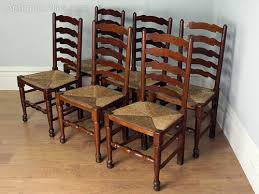 Check spelling or type a new query. 6 Oak Ladder Back Farmhouse Dining Chairs Antiques Atlas