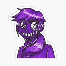 See more ideas about william afton, afton, purple guy. Purple Guy William Afton Sticker By Jeny Nayeli Redbubble