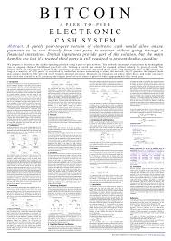 The currency began use in 2009 when its implementation was released as. Free High Quality Bitcoin Whitepaper Poster 7bitcoins Cash System Bitcoin Whitepaper