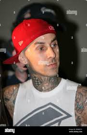 Travis barker and children hi-res stock photography and images