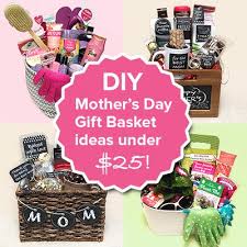 Diy Gift Basket Ideas For Mom Birthday Check Out These Diy Mother S Day Gift Basket Ideas For Under 25 Http Go Purex Com Fwyr Diy Mother S Day Gift Basket Diy Gifts Homemade Gift Baskets