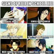 Light card stock (semi gloss) paper *** capricorn check out my other listings for the zodiacal constellations] sets! Anime Zodiacs Anime Zodiac Anime Horoscope Zodiac Signs Funny