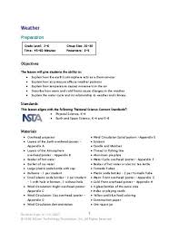 Weather Lesson Plan For 2nd 6th Grade Lesson Planet Weather Lesson Plans Weather Lessons Science Lesson Plans