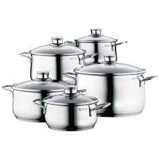 Das wmf topfset besteht aus dem hauseigenem cromargan edelstahl. Wmf Topf Set 5 Teilig Diadem Plus Topf Set Kaufland De