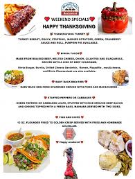 ♥️🦃 HAPPY THANKSGIVING 🦃♥️ NOVEMBER 27TH, 29TH, 30TH AND DECEMBER 1TH ,  WE WILL BE SERVING OUR DELICIOUS THANKSGIVING DINNER MEAL CONSISTING OF  TURKEY BREAST, GRAVY, STUFFING, MASHED POTATOES, GREEN, CRANBERRY SAUCE