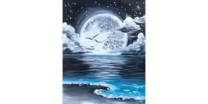 Taking Flight Over a Mystical Shoreline - Paint and Sip