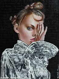 Girl with the Mardi Gras beads