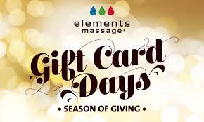 Gift dad something he would really love (and needs)! One Massage Gift Card Over 200 Locations Elements Massage Mequon