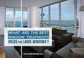 Great ideas for living room window treatments. What Are The Best Window Shade Ideas For Large Windows