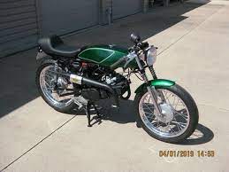 1969 Suzuki 125cc Twin Cafe Racer Clip Ons Rear Sets Buchanan Rims Road Rider Custom Cafe Racer Motorcycles For Sale Cafe Racer Custom Cafe Racer Suzuki Cafe Racer