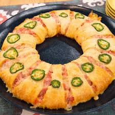 Sunny S Hot Ham And Cheese Wreath Recipe Food Network Recipes Recipes Food
