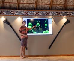 New conference room has been inaugurated here at Barefoot Kuata 🎉🥳🍾 Our  corporate marine biologist Rob McFarlane started already to provide to our  staff some marine bio talks to deepened their knowledge