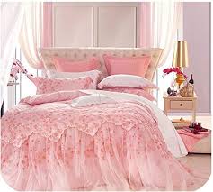 Choose from printed king size duvets or opt for a vibrant yellow duvet cover for an instant colour boost. Nice Warm 4 6 10 Pieces Pink Lace Wedding Bedding Set Queen King Size Bed Set Decorative Duvet Cove King Size Bedding Sets Queen Bedding Sets Bed Linens Luxury