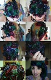 Pin By Ciara Fink On Hair Hair Color Tutorial Dying Hair Peacock Hair Color