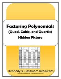 Factoring Polynomials Quad Cubic Quartic Hidden Picture Factoring Polynomials Polynomials Quadratics