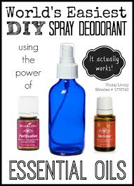 Check Out This Easy Diy Spray Deodorant Recipe An All Natural Deodorant Using Essential Oils Youngliving All Natural Deodorant Deodorant Deodorant Recipes