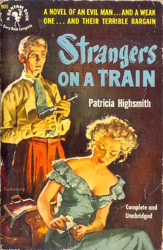 Strangers on a Train': The Hitchcock/Highsmith Smack-Down! – Aunty Muriel's  Blog